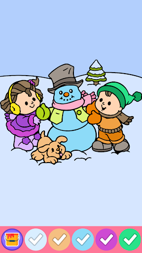 Christmas Color by Number Screen 3
