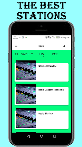Android application Radio Dangdut Indonesia screenshort