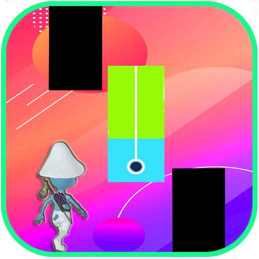 Smurf cat Music Tiles Game logo