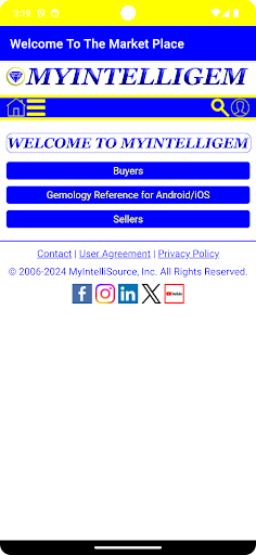 Android application MyIntelliGem - Gemology screenshort