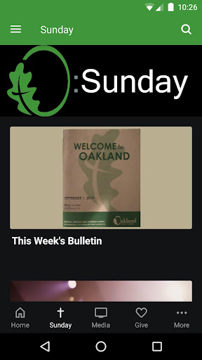 Oakland Baptist Church (OBC) Screen 2
