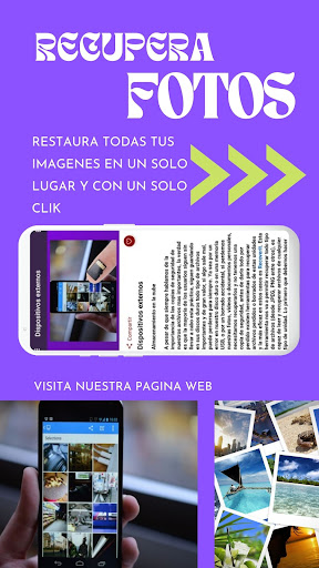 Android application Recuperar Fotos Borradas guia screenshort
