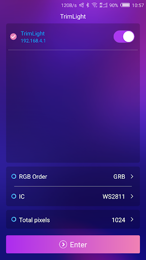 Android application Trimlight screenshort