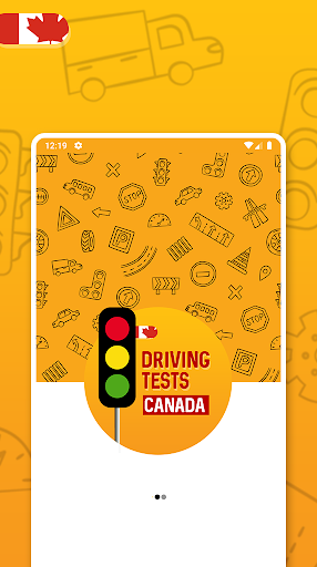 Android application Canadian Driving Tests screenshort