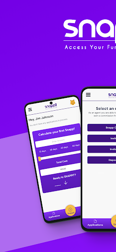 Android application Snappit screenshort