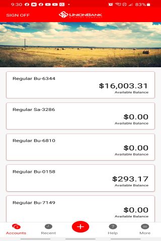 UBTC Mobile Banking Screen 2