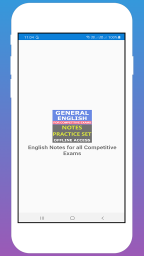 Android application SSC General English Notes screenshort