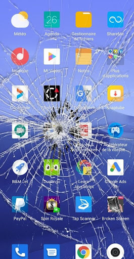 Broken screen