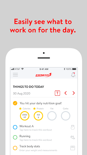 Fitness1 Ignite Screen 2