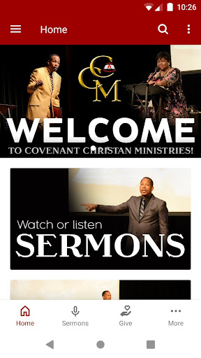 Android application Covenant Christian Ministries screenshort