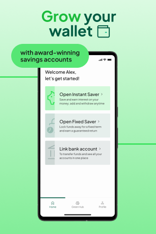 Tandem Bank Screen 2