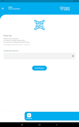 Android application RDR Pump-Log screenshort