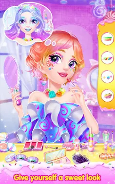 Sweet Princess Candy Makeup - Screenshot 2