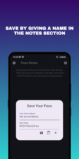 Strong Password - PassGen Screen 3