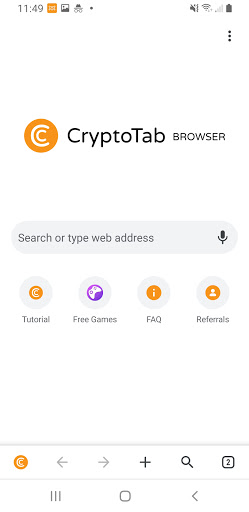 CryptoTab Browseru2014world's first mining browser 3.1.50 Screenshots 6