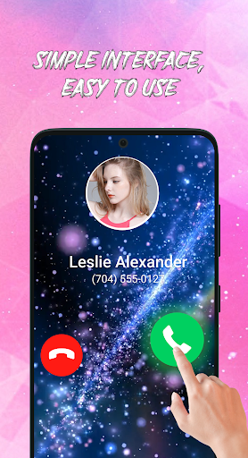 Android application Color Call Flash Call Screen screenshort