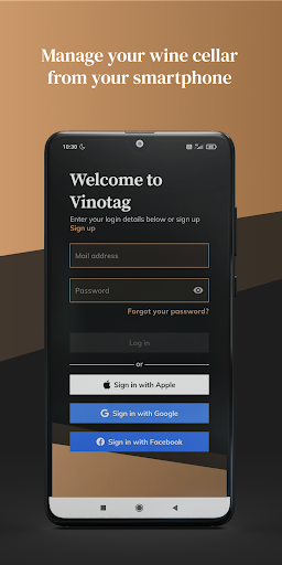 Android application Vinotag screenshort
