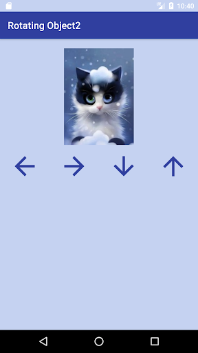Android application Rotating Cat screenshort