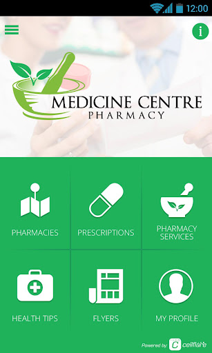 Android application Medicine Centre screenshort