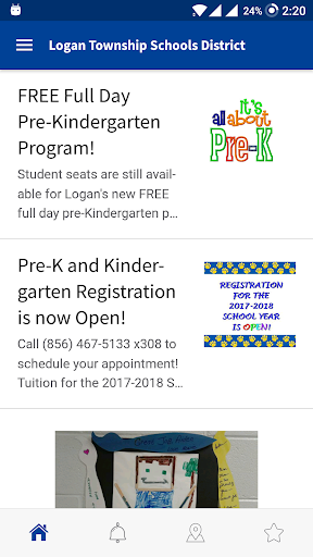 Android application Logan Township Schools Distric screenshort