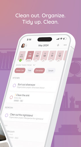 BeTidy: Home Cleaning Schedule Screenshot 2 - AppWisp.com