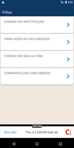 Imposto de Renda Consulta Guia Screen 3