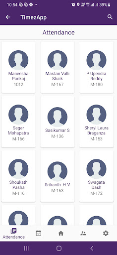 TimezApp - Attendance Tracker