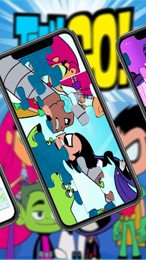 Teen Titans Superhero Puzzle