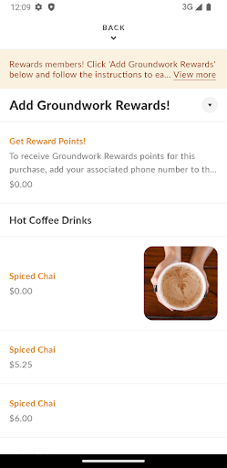 Groundwork Coffee Company Screen 3