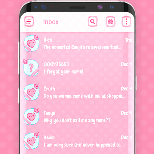 Pink messenger theme 5.0.16 Icon