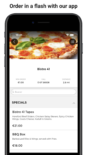 Android application Bistro 41 screenshort