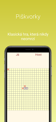 Android application Piškvorky screenshort