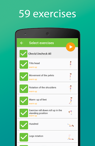 Screenshot of Pilates - home fitness