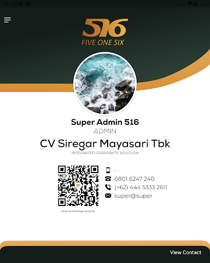 516 E-BUSINESSCARD Screen 2