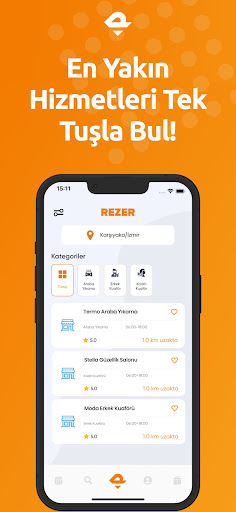 Android application Rezer screenshort