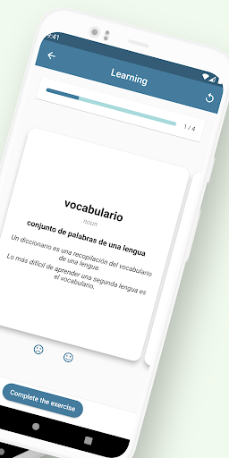 Vocabulario: Flashcard Builder Screen 2