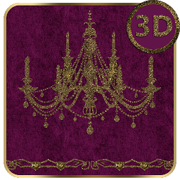 Icon image Pink Gold Chandelier 3D Next L