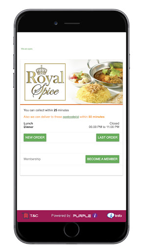 Android application Royal Spice screenshort