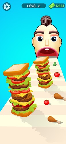 サンドイッチ ラン レース: スタック ゲームのおすすめ画像4