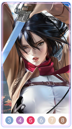 Game screenshot Attack on Titan Coloring Game mod apk