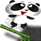 Panda Jump bamboo icon