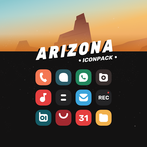 Screenshot of Arizona - Flat One UI Icon Pac