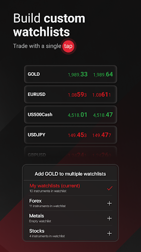 XMTrading - FX and Derivatives Screen 3