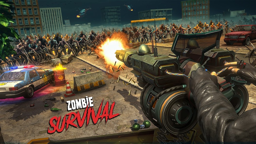 Real zombie hunter - Shooting 1.12 APK + Mod (Remove ads / God Mode / Weak enemy) for Android