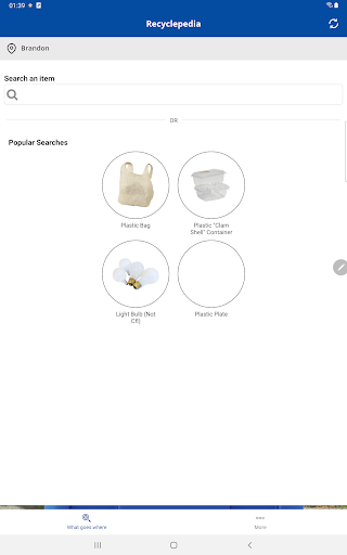 Manitoba Recyclepedia Screen 2