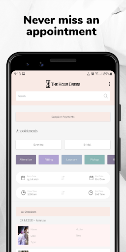 Android application The Hour Dress screenshort