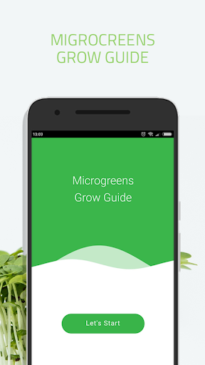 Android application Microgreens Guide screenshort