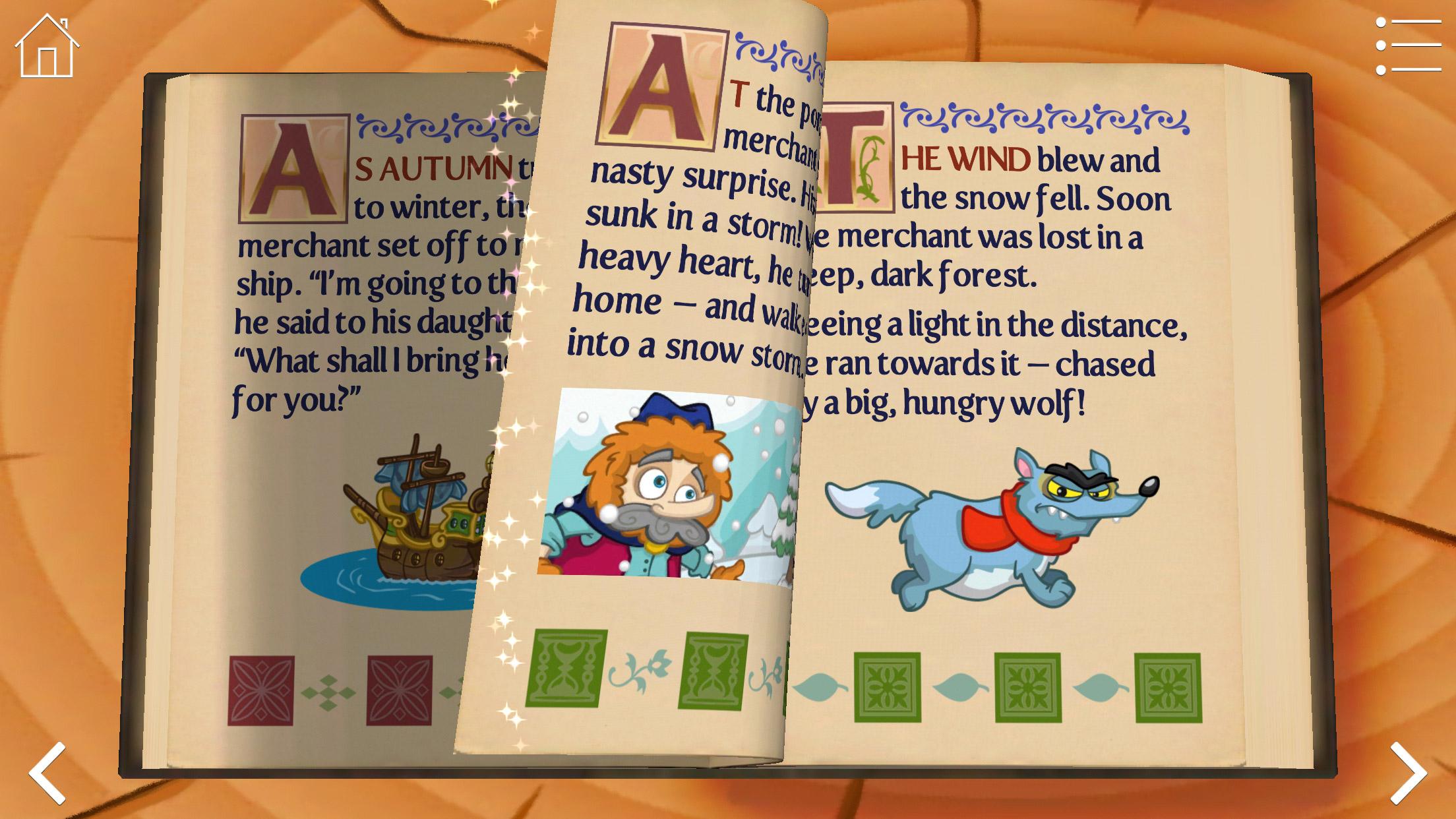 Android application StoryToys Beauty and the Beast screenshort