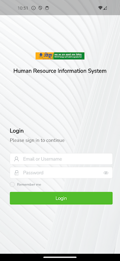 Android application Vyccu HR App screenshort
