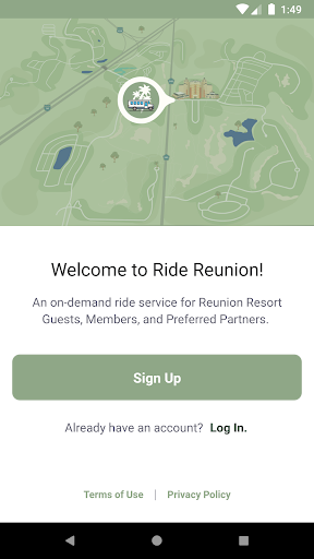 Android application Ride Reunion screenshort